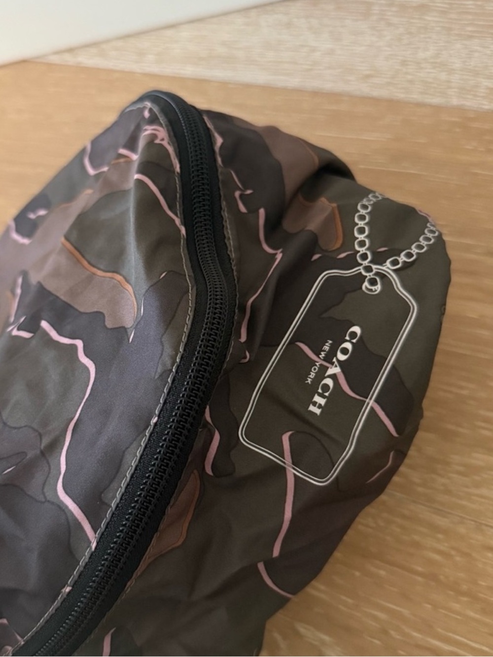 COACH Wild Camo Packable Backpack NWT rare  (Style No. F31450)